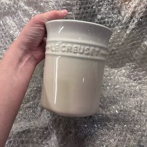 Le Creuset Utensil Holder - Meringue (Discontinued)